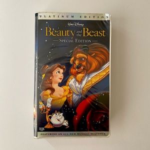 PLATINUM EDITION BEAUTY AND THE BEAST VHS